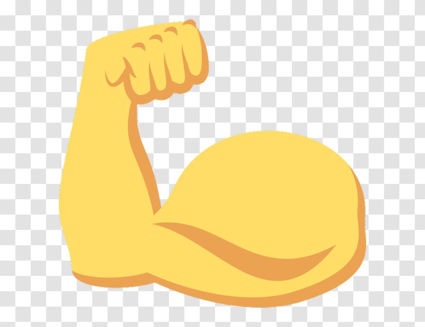 Emoji Domain Clip Art Muscle Biceps - Arms Transparent PNG