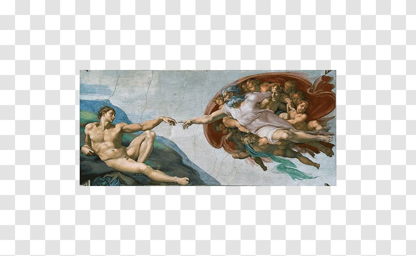 Sistine Chapel Ceiling The Creation Of Adam Madonna Italian Renaissance Transparent PNG