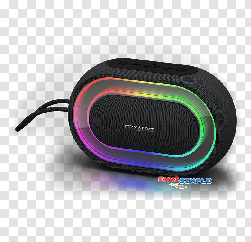 Wireless Speaker Loudspeaker Creative Halo Bluetooth Aux Technology Transparent PNG