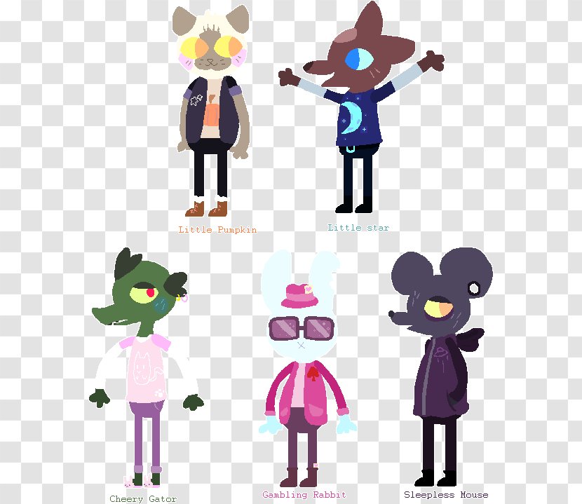 Night In The Woods Rodent Computer Mouse Rabbit Cat - Tree - Camping Transparent PNG