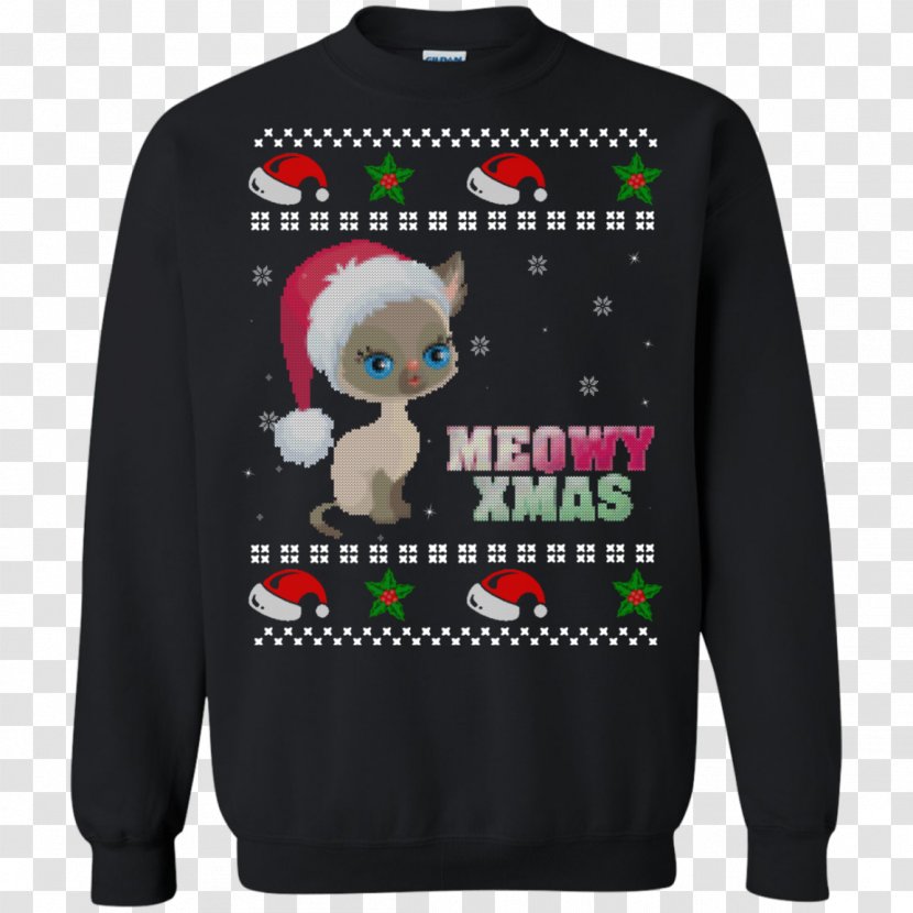 T-shirt Hoodie Sweater Crew Neck - Best Ugly Christmas Transparent PNG