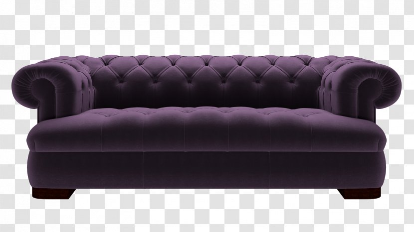 Couch Furniture Sofa Bed Davenport Velvet - Loveseat - Chair Transparent PNG