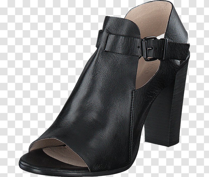 Slipper Sandal Boot Dress Shoe Leather - Black M Transparent PNG