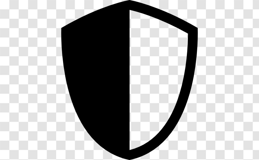 Security Shield - Black And White - Symbol Transparent PNG