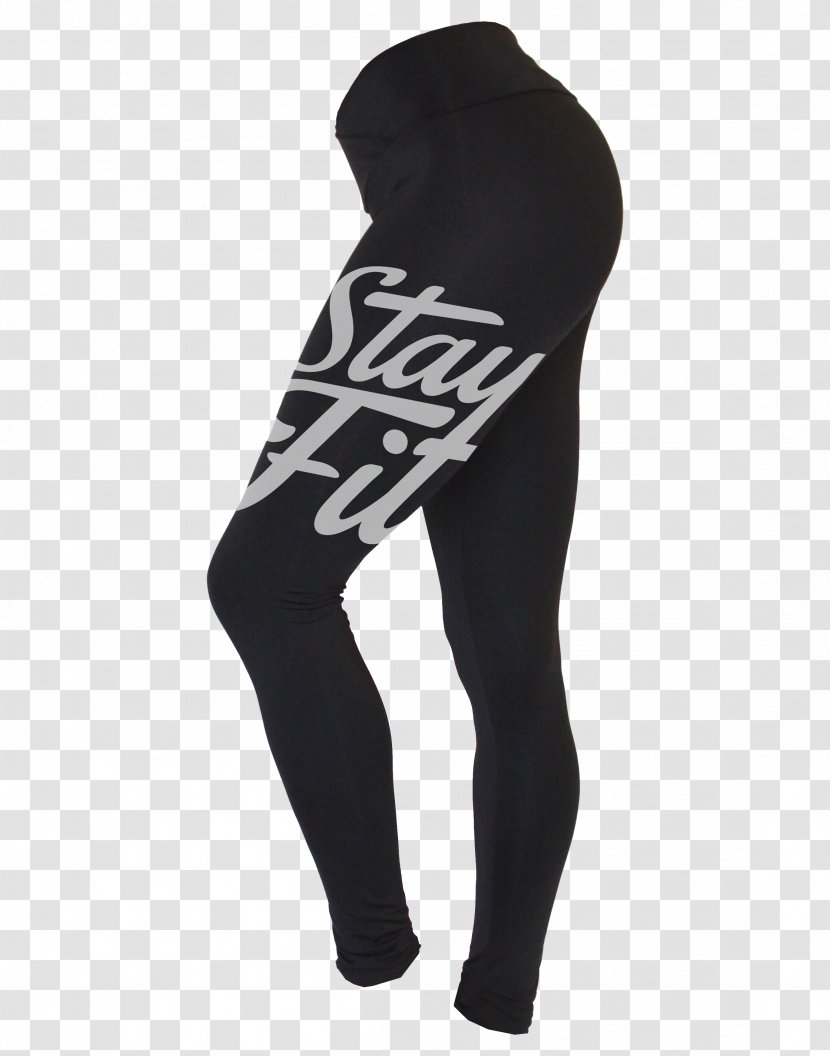 Leggings Tights Sleeve Black M - Joint - Stay Fit Transparent PNG