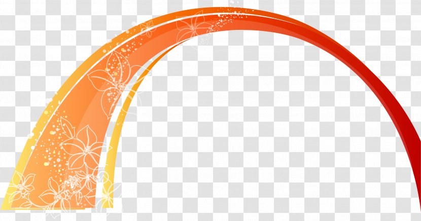 Angle Font - Orange - Line Transparent PNG