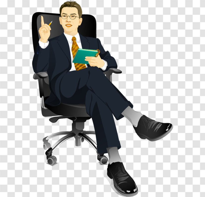 Euclidean Vector Businessperson Illustration - Human Behavior - Men's Suits Transparent PNG