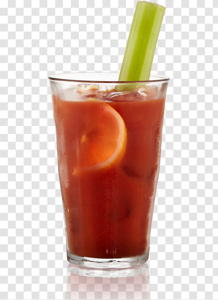 Bloody Mary Sea Breeze Bay Cocktail Garnish Rum And Coke - Silhouette Transparent PNG