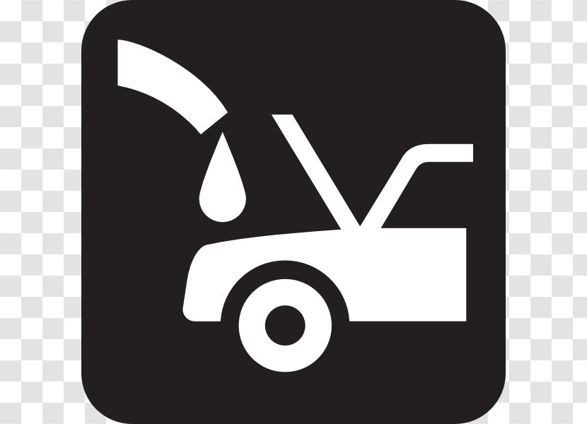 Car Motor Oil Automobile Repair Shop Clip Art - Black And White - Baby Cliparts Transparent PNG