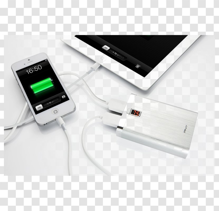 Battery Charger Mobile Phones Laptop PNY Technologies Rechargeable - Computer Hardware - High End Transparent PNG