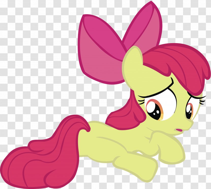 Pony Apple Bloom Rarity Applejack - Heart Transparent PNG