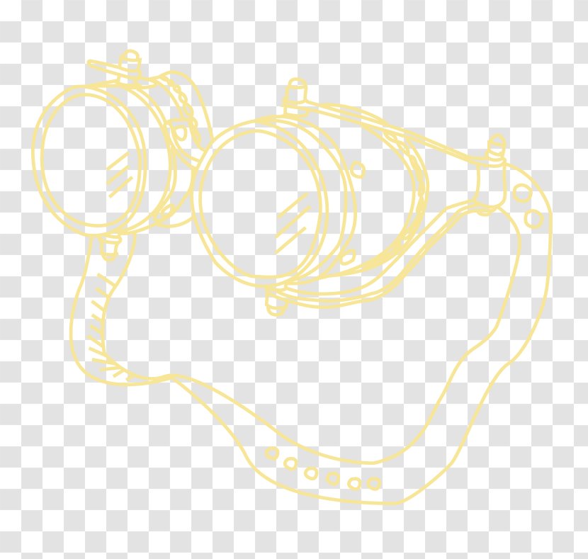 Yellow Ear Product Design Font Line - Jewellery - Bann Poster Transparent PNG