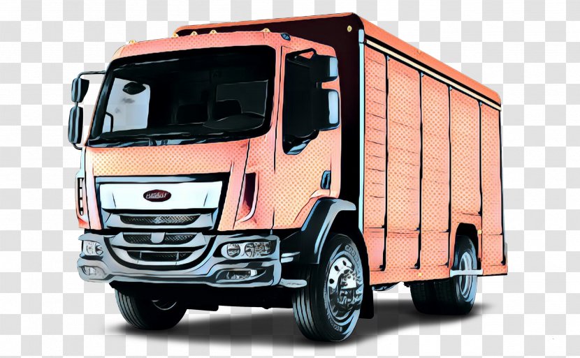 Battery Cartoon - Trailer Truck - Cargo Automotive Wheel System Transparent PNG