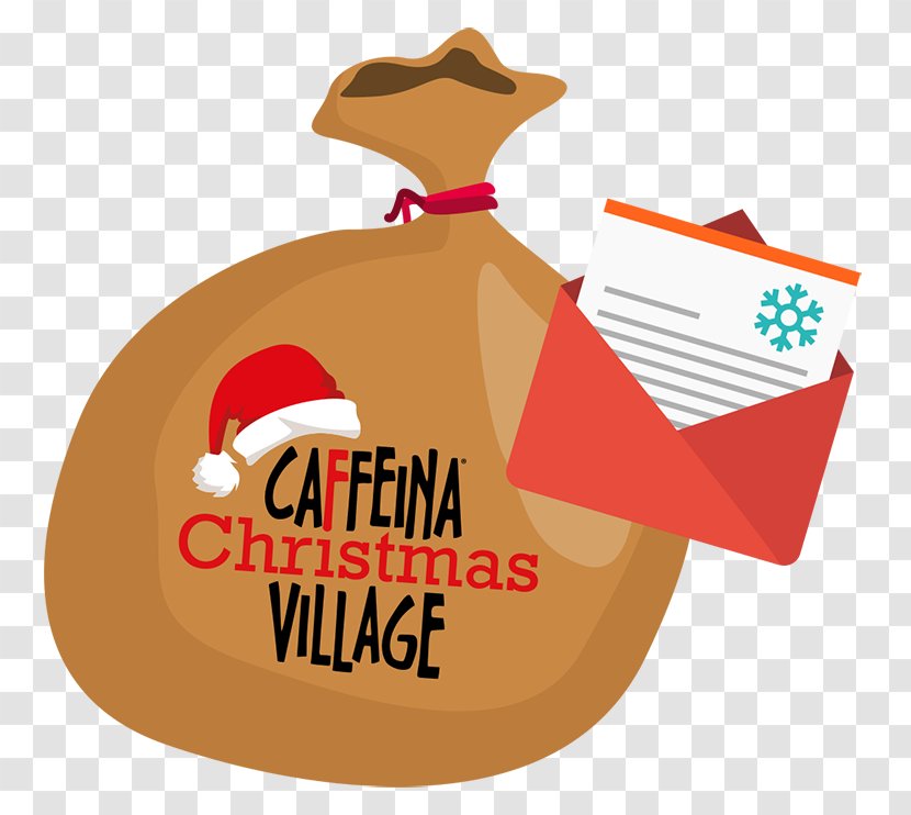 Santa Claus Caffeina Christmas Village Logo - Poste Italiane Transparent PNG