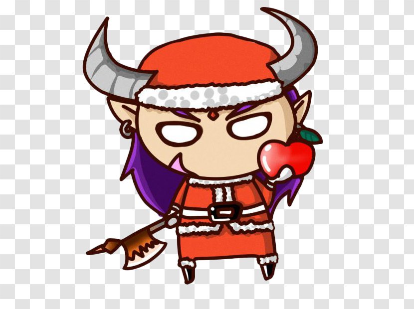 Journey To The West Bull Demon King Cartoon Christmas Drawing - Dress Transparent PNG