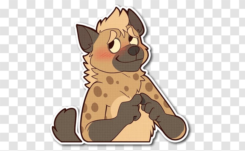 Cat Hyena Lion Sticker Telegram Transparent PNG
