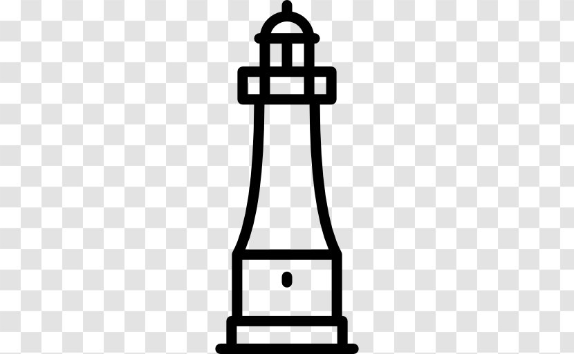 Black And White United Kingdom Navigation - Lighthouse Transparent PNG