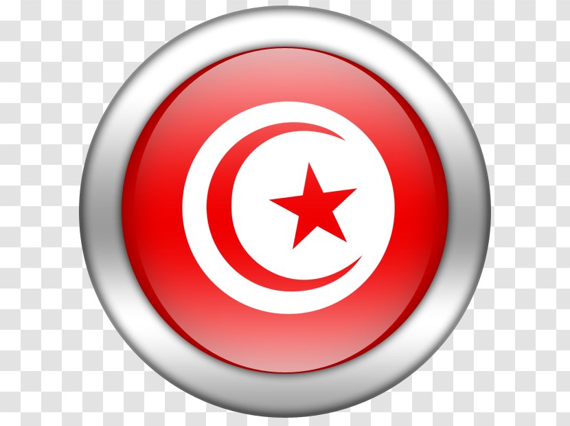 Flag Of Tunisia Symbol Transparent PNG