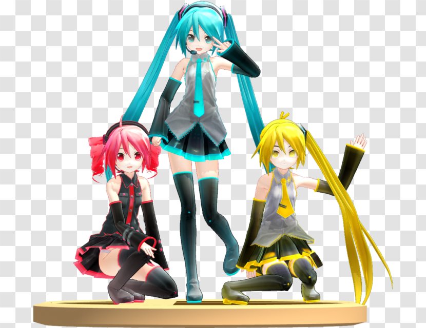 Hatsune Miku Vocaloid Utau é‡éŸ³Teto MikuMikuDance - Silhouette Transparent PNG