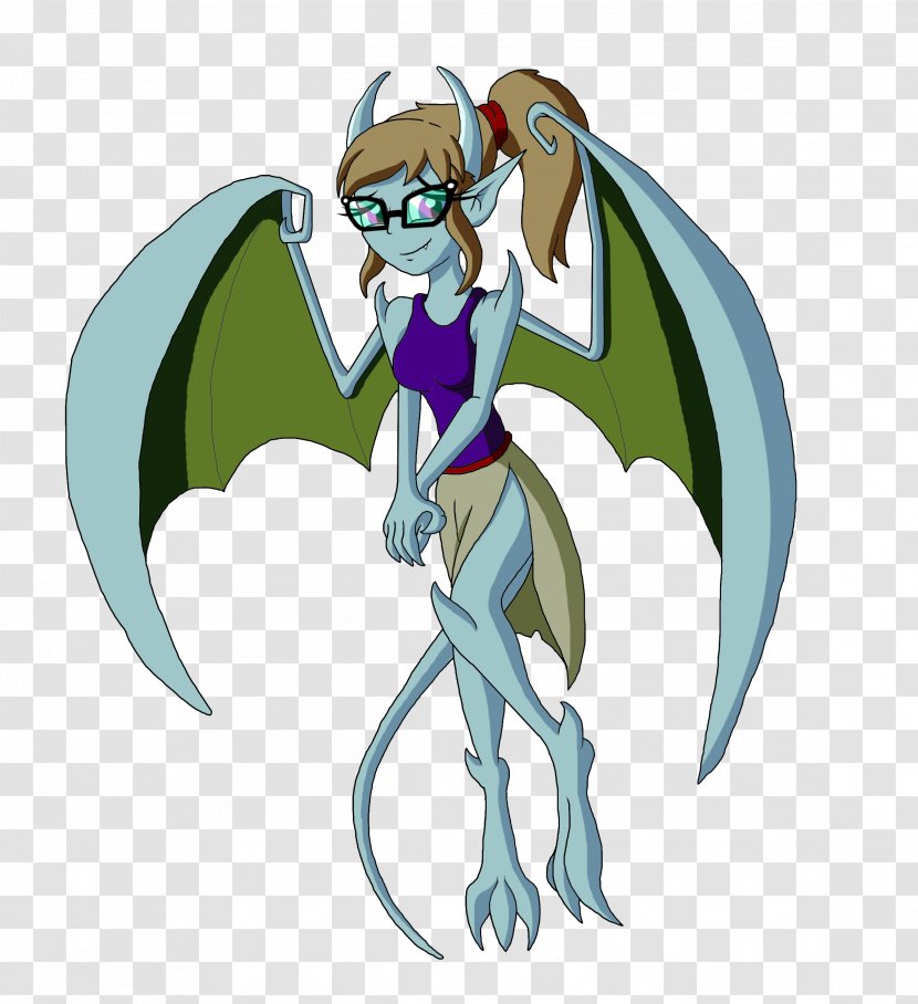 Ghoul Pony Vampire Gargoyle Demon - Cartoon - The Ant Raises Stone Up Transparent PNG