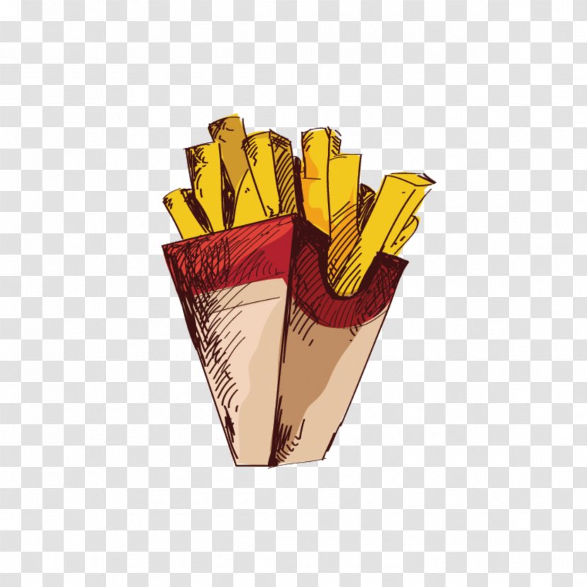 French Fries Fast Food Fried Chicken Hamburger - Restaurant Transparent PNG
