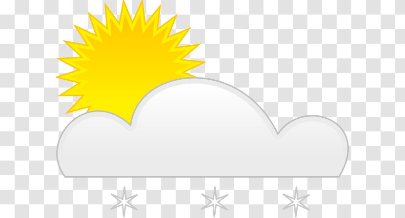 Snow Rain Cloud Clip Art - Heart - Sun Cliparts Transparent PNG