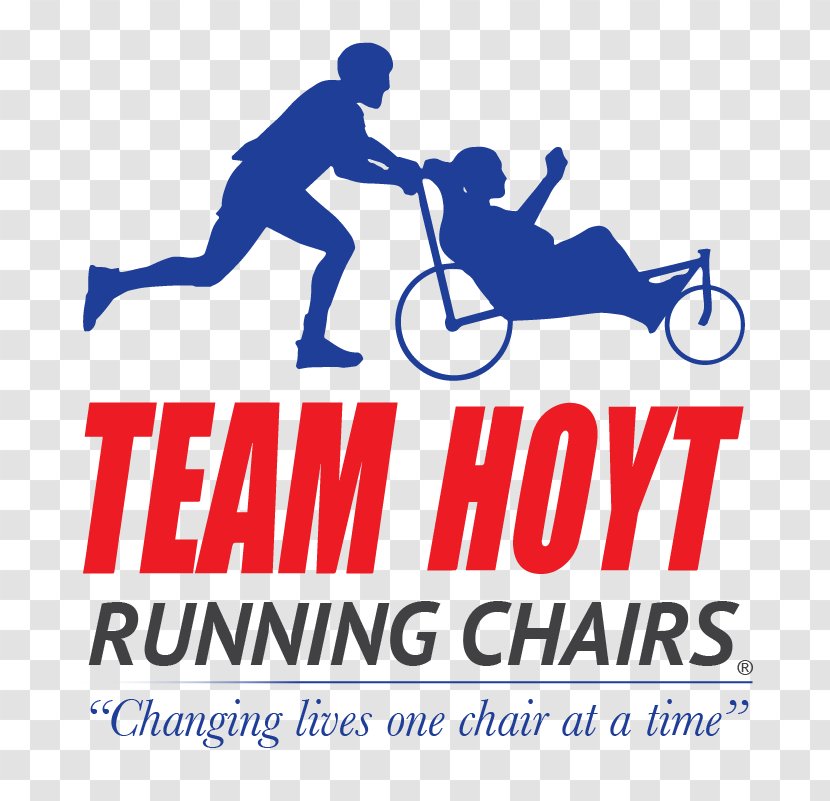 Team Hoyt Running Chairs Lacrosse 5K Run - Blue Transparent PNG