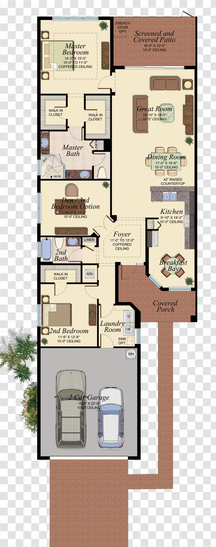 Floor Plan Valencia Bonita Delray Beach House Boynton - Building - Media Transparent PNG