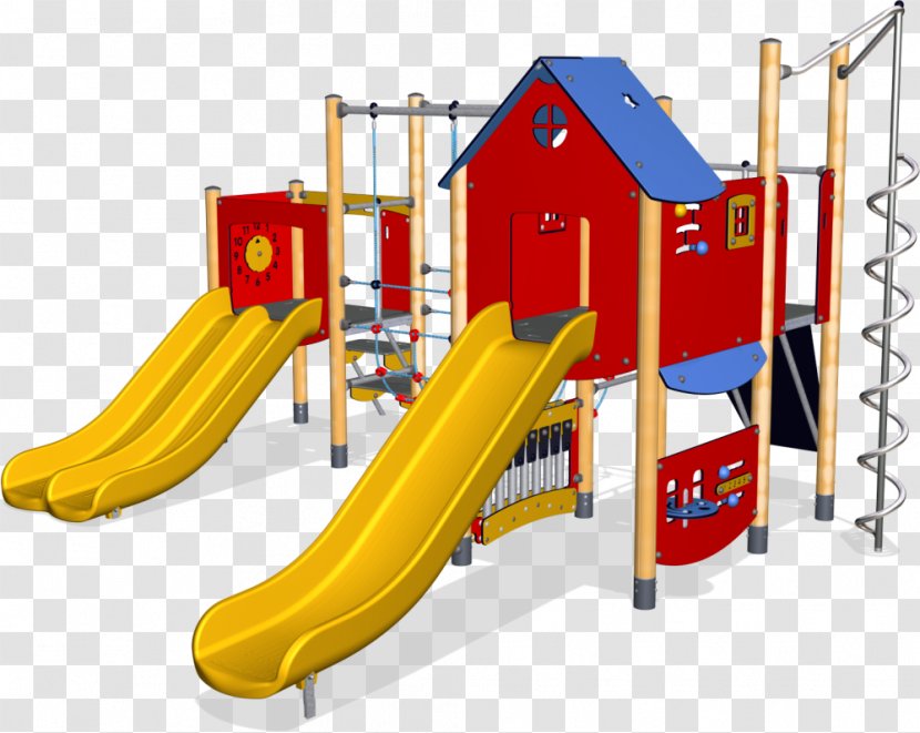 Playground Slide Child Kompan - Yellow - Strutured Top View Transparent PNG