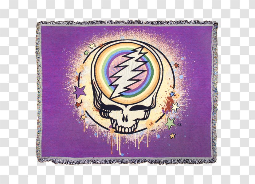 Winterland Lightning Bolt Skull Steal Your Face Grateful Dead Deadhead - Cartoon - Rock Transparent PNG