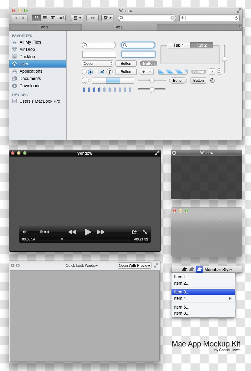 Graphical User Interface - Computer - Mac Applications GUI Transparent PNG