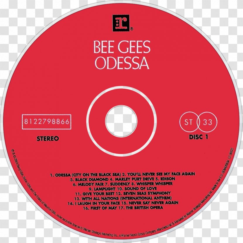 Compact Disc - Brand - Bee Gees Transparent PNG