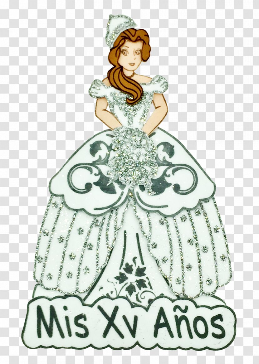 Quinceañera Christmas Tree Party Figurine Clip Art - Quincea%c3%b1era Transparent PNG