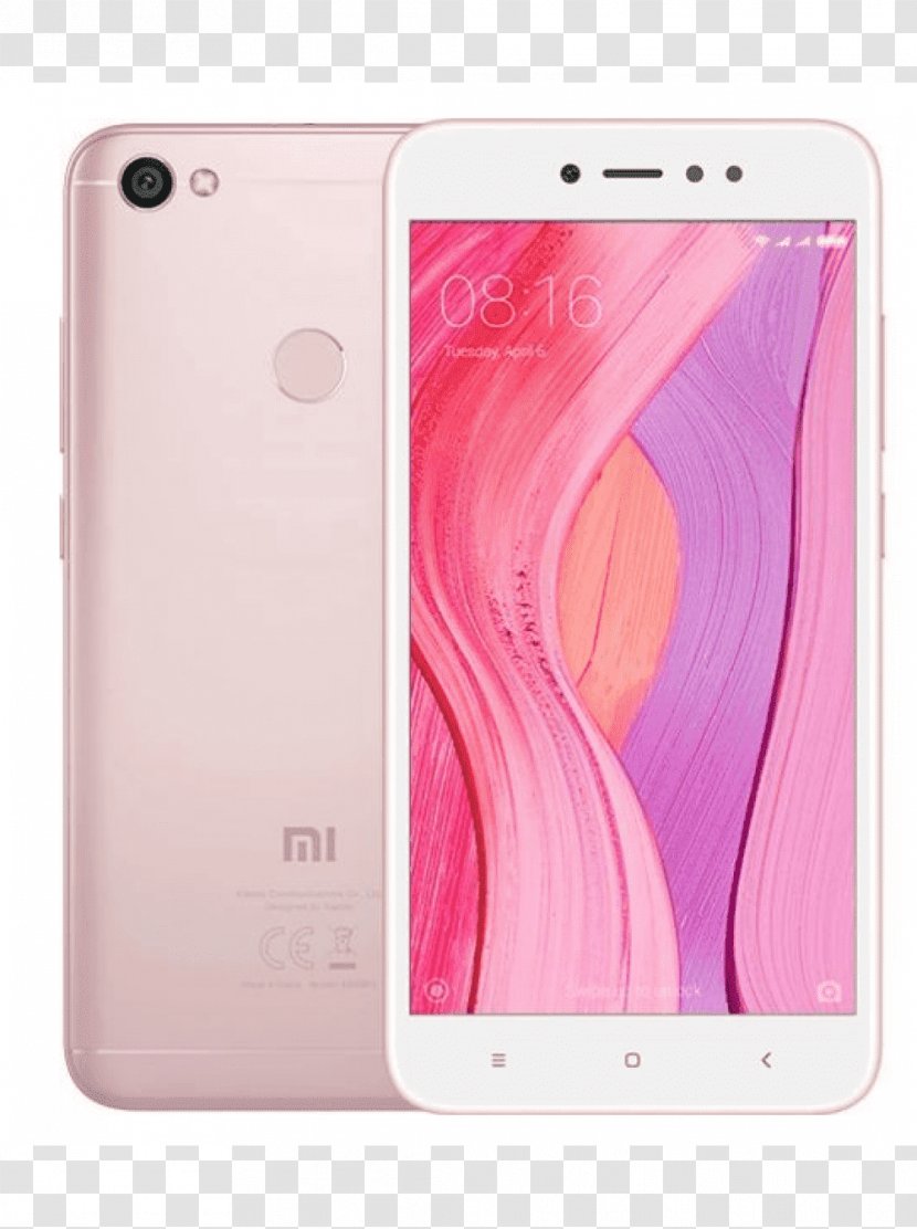 Xiaomi Redmi Note 5A Telephone Smartphone - Magenta Transparent PNG