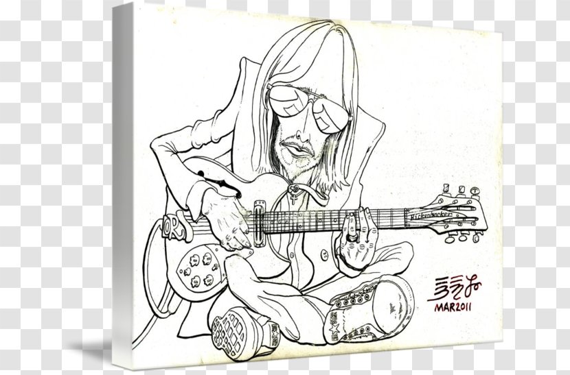 Tom Petty And The Heartbreakers Imagekind Sketch - Live Anthology Transparent PNG