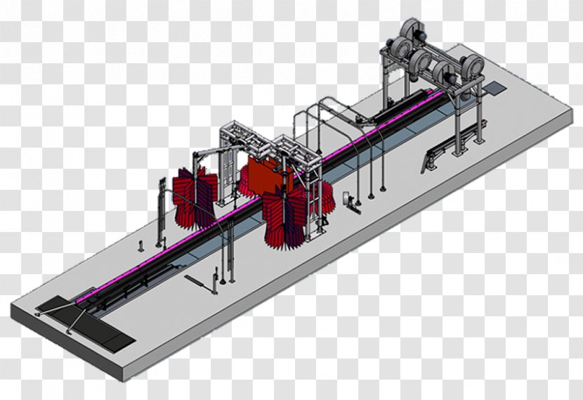 Car Wash Conveyor Belt System Machine - Campervans Transparent PNG