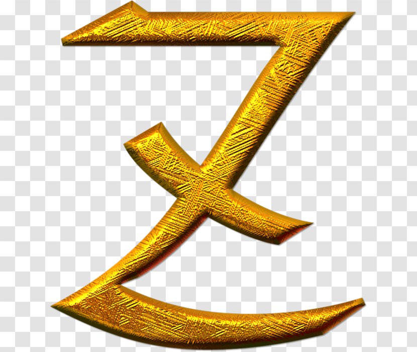 Alphabet Letter Written Chinese Z - Yellow - Word-of-mouth Transparent PNG