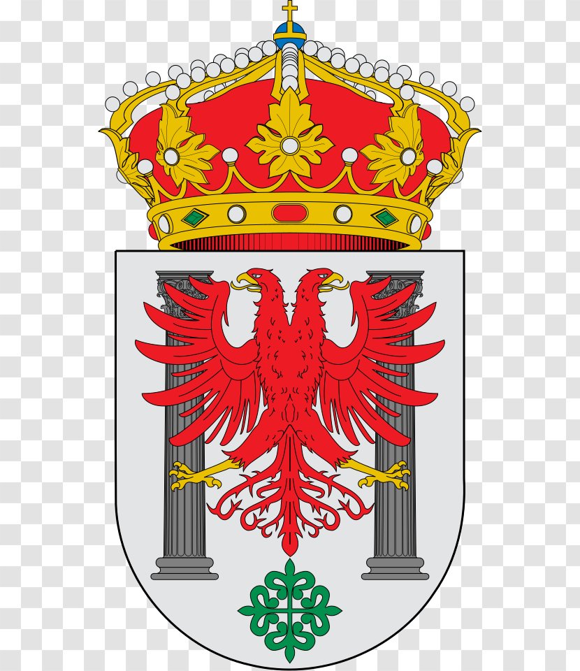 Escutcheon Coat Of Arms Spain Blazon Gules - Caceres Transparent PNG