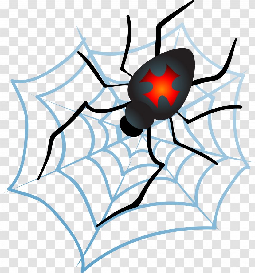 Halloween Pumpkin Spider Calavera Clip Art - Flower - Hand-painted Web Transparent PNG