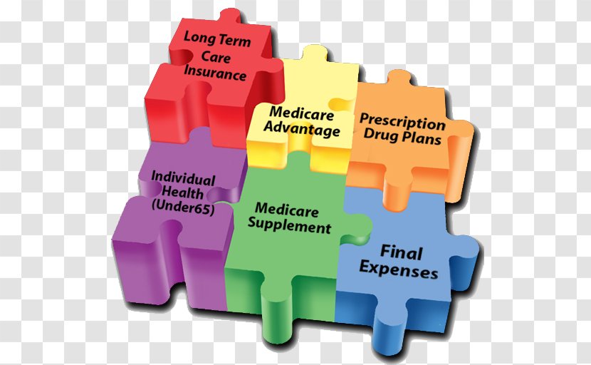 Health Insurance Long-term Care Medicare Puzzle - Employee Benefits - Fence Part Crossword Transparent PNG