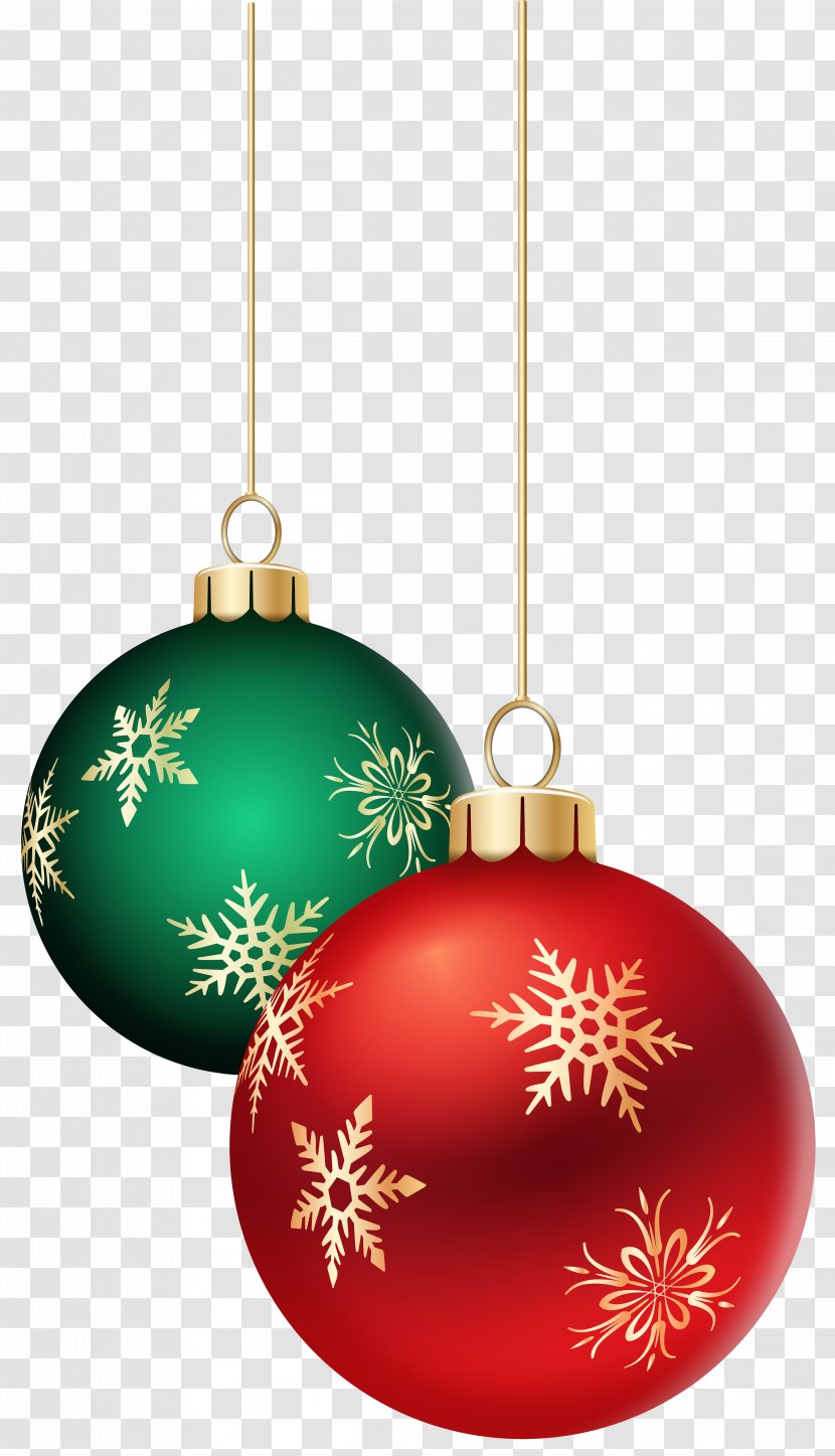 Christmas Ornament Decoration Lights Clip Art - Hanging Balls Transparent Image Transparent PNG