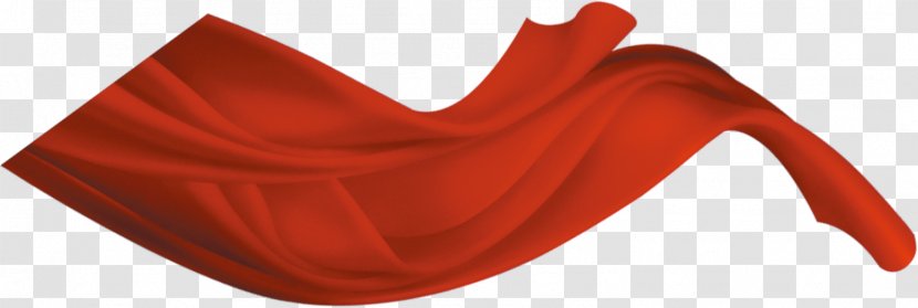 Red Shoulder Silk - Satin Transparent PNG