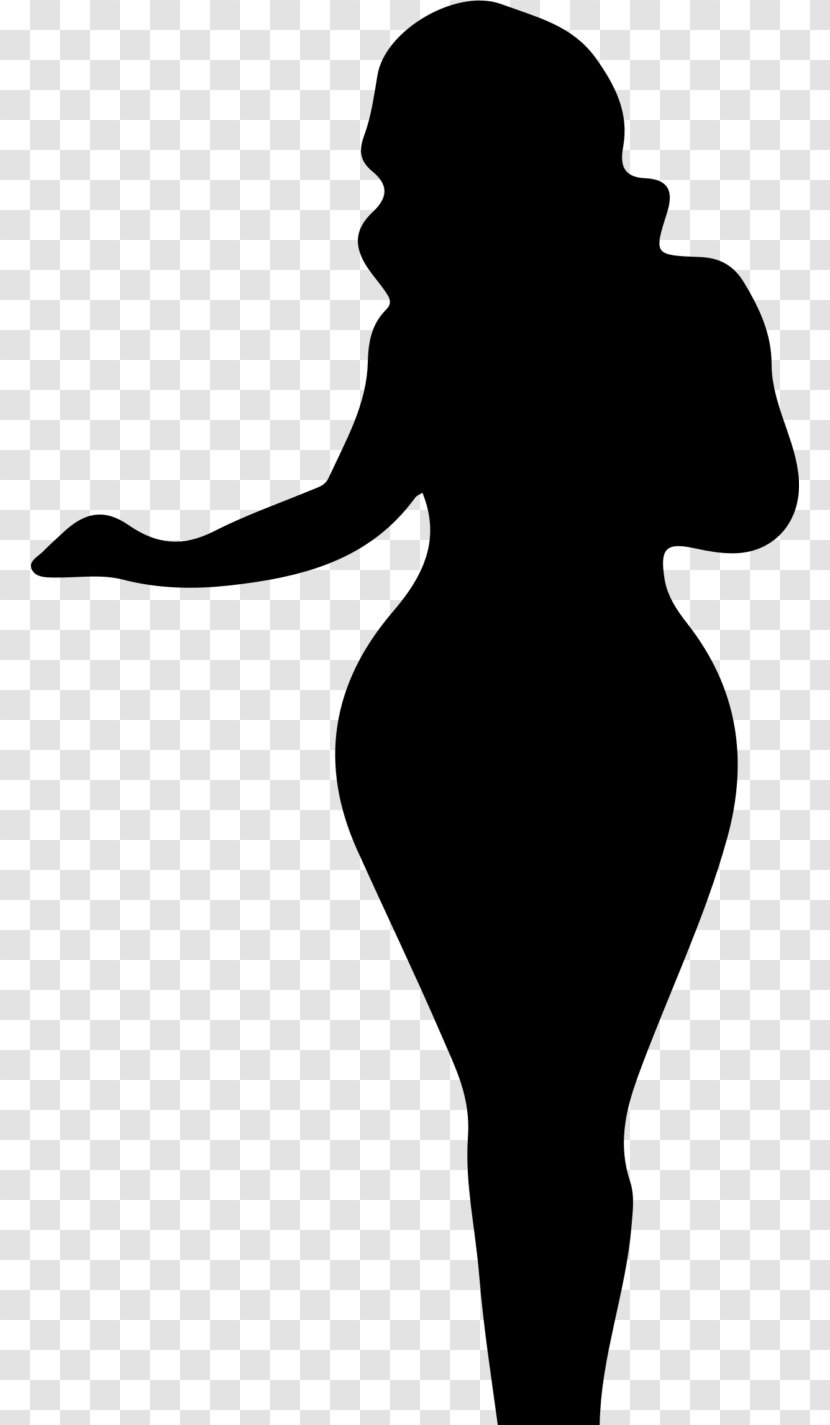 Silhouette - Standing - Woman Vector Transparent PNG