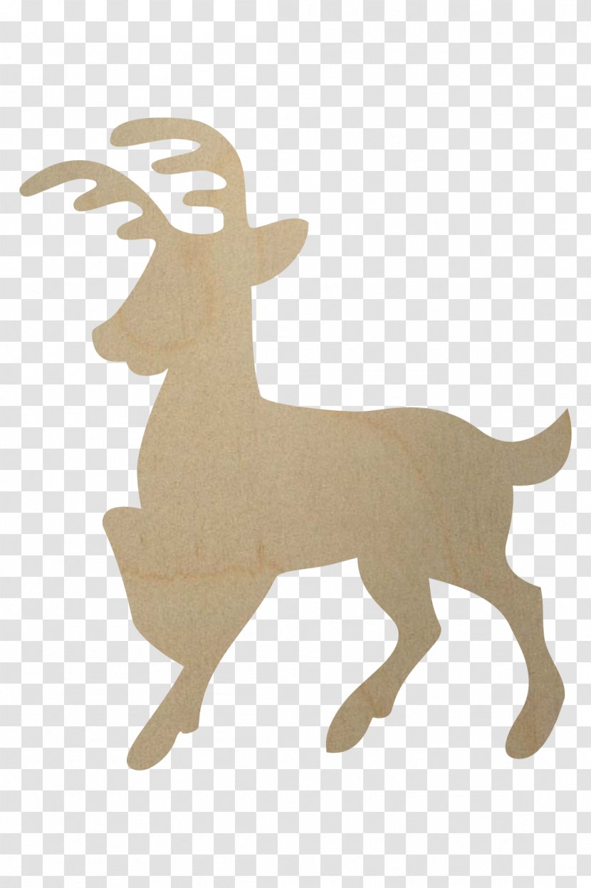 Reindeer Shape Wood Horn Transparent PNG