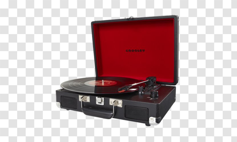 Crosley Cruiser CR8005A Phonograph CR8005A-TU Turntable Turquoise Vinyl Portable Record Player Radio Transparent PNG