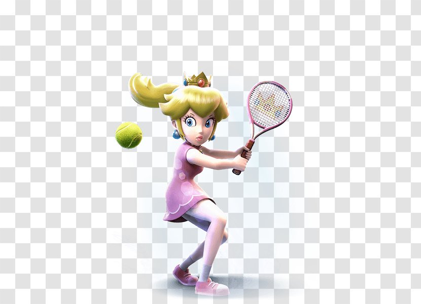 Mario Sports Superstars Princess Peach Daisy Tennis Mix - Mushroom Kingdom Transparent PNG