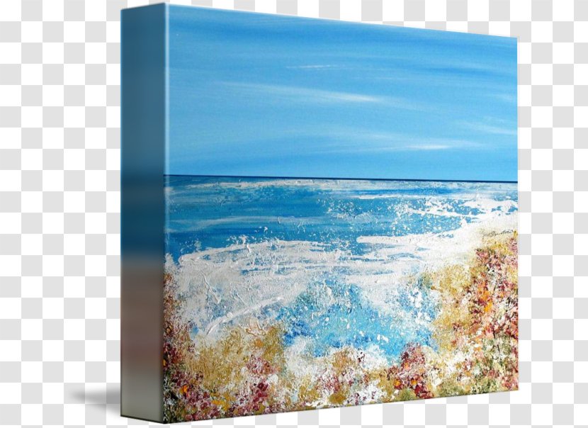 Freeport Painting Shore Ocean Gallery Wrap - Canvas - Coral Reef Transparent PNG