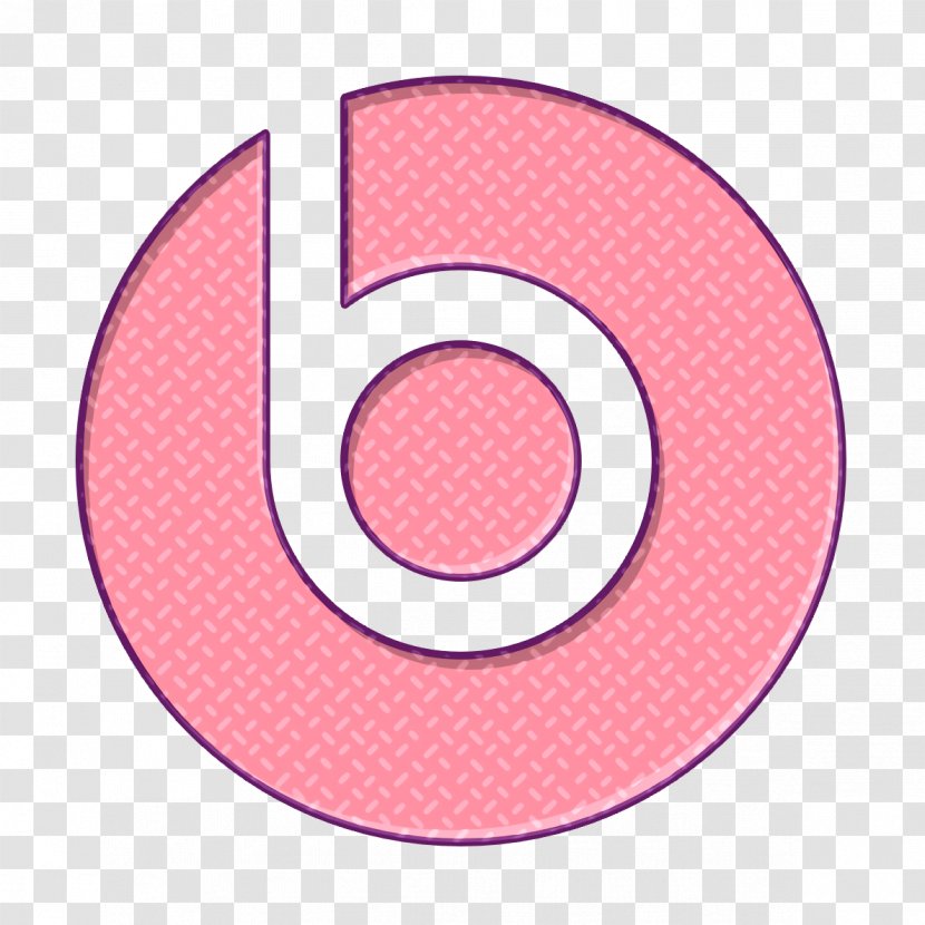 Beats Icon - Symbol - Peach Transparent PNG