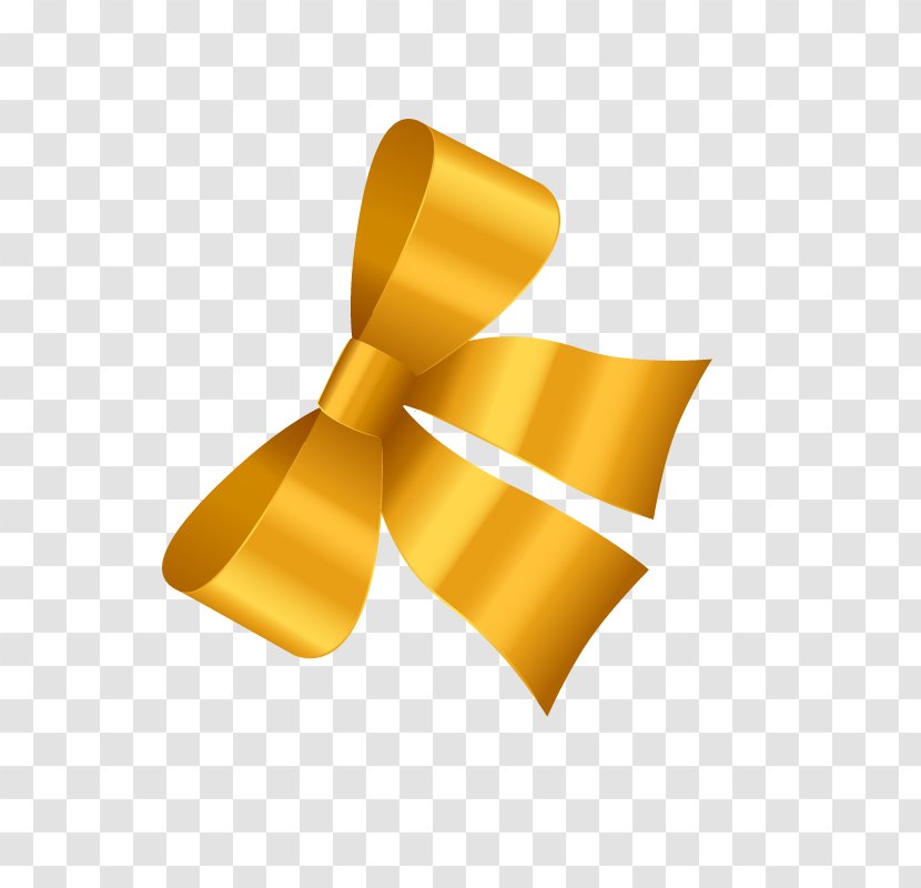 Shoelace Knot Ribbon Yellow Hotel - Designer - Bow Transparent PNG