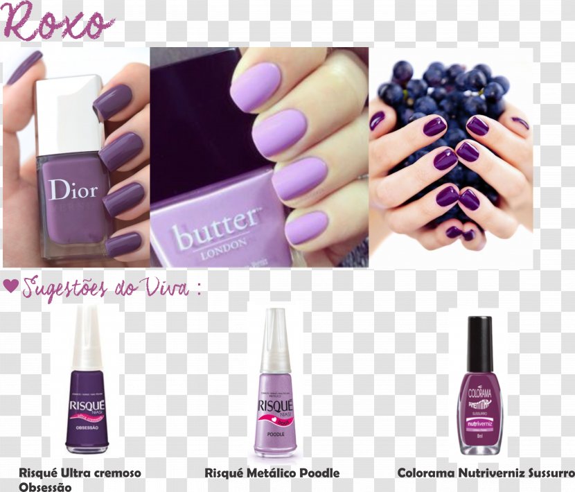 Nail Polish Art Color Purple - Tree Transparent PNG